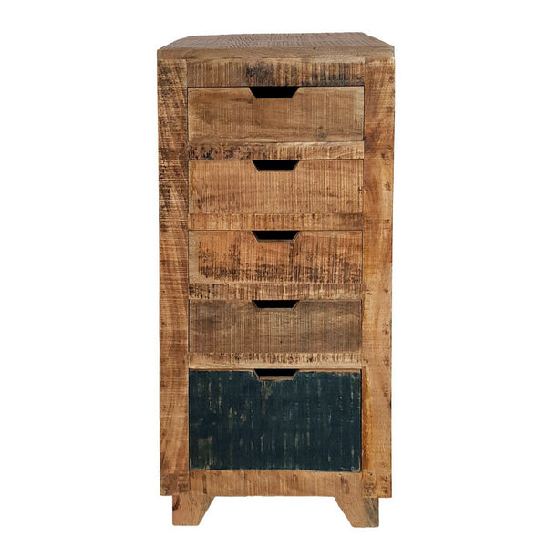 Ladenkast - Ladetoren - Dressoir California natuurlijk mangohout - B 40 / H 92 cm